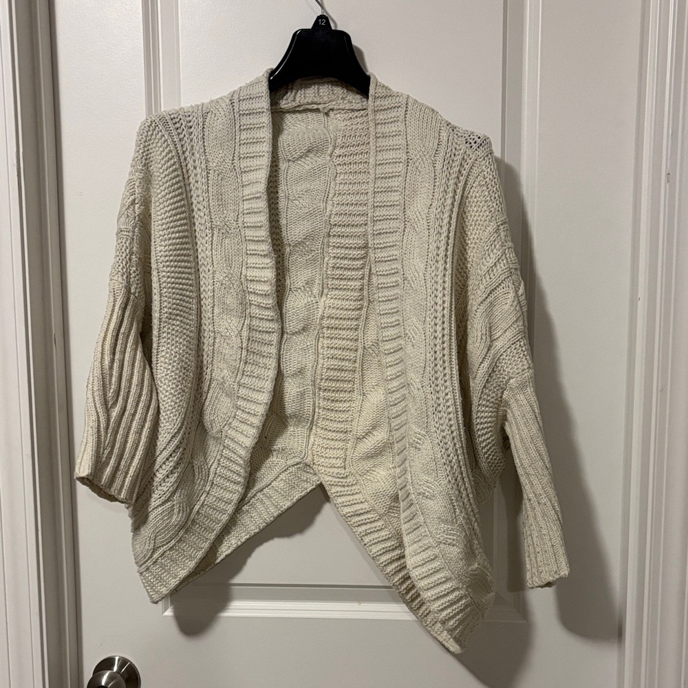 Cozy Cream Cable Knit Sweater